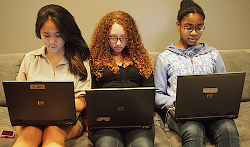 girls who code laptops