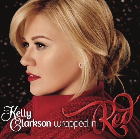 kelly clarkson wrapped in red